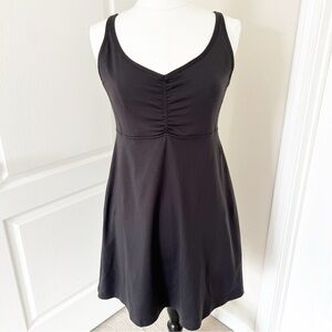 Prana Dreaming Dress Large Black Fitness Workout Casual Retreat